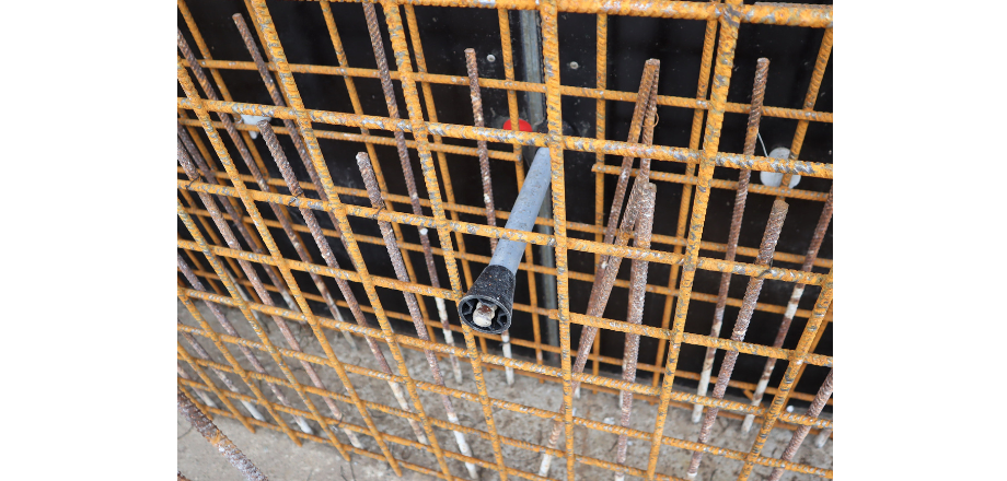 Kunststof buis met kegel EXO in binnenwand