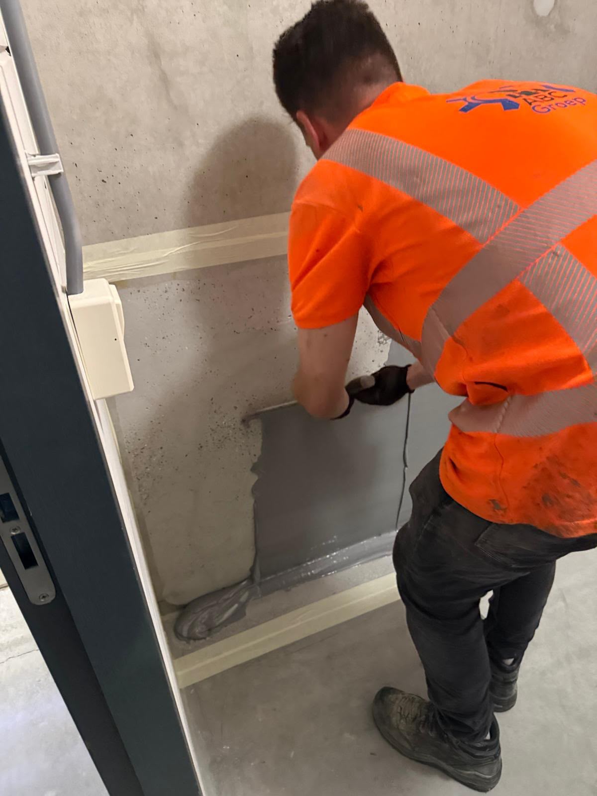 Toepassing FlexproofX-1 afdichtmiddel