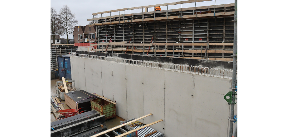 Kunststof buis met kegel EXO in binnenwand